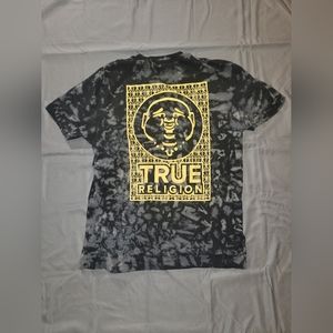 TRUE RELIGION Tie-Dye Logo Print T-Shirt